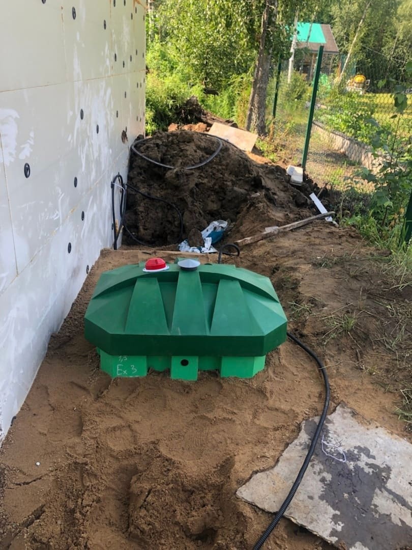 Септик Mezler aero 7 un, компрессорная горизонтальная